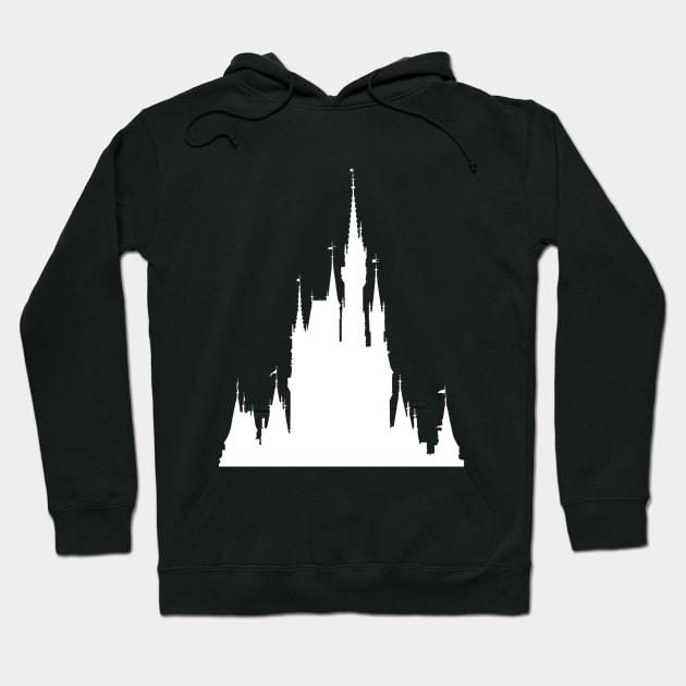 Magic Castle Silhouette Purple Wall #Pastel Hoodie by FandomTrading